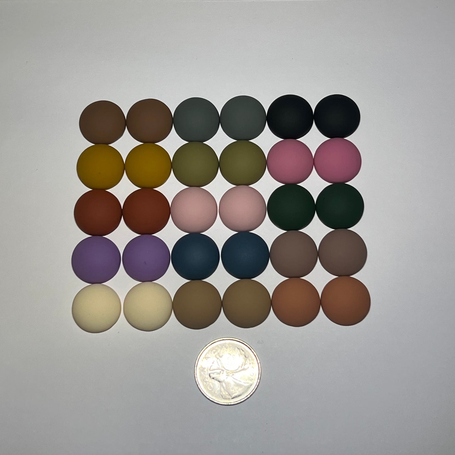 Matte Resin Cabochon Set