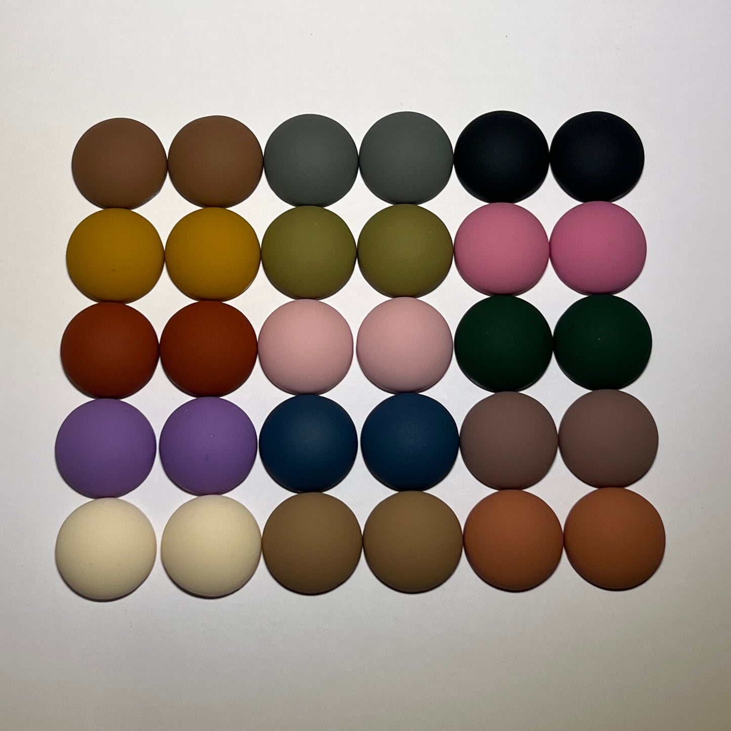 Matte Resin Cabochon Set